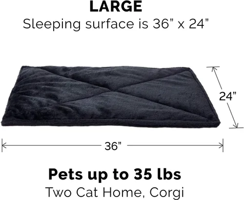 Miniatura 2 de Furhaven ThermaNAP Cama Autocalentable para Gatos de Interior y Perros Grandes/Medianos, Lavable y Refleja el Calor Corporal - Tapete de Cama