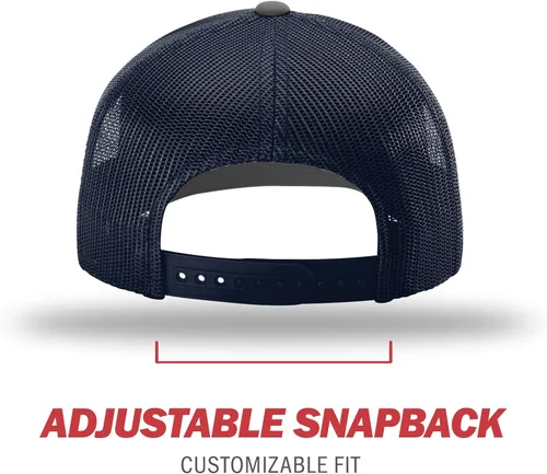 Miniatura 4 de Richardson - Gorra de béisbol ajustable unisex 112, Snapback estilo camionero