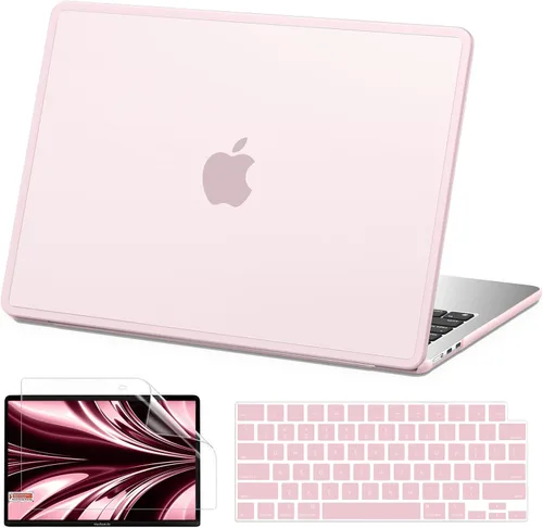 Miniatura 16 de AKIT Funda compatible con MacBook Air de 13 pulgadas M5 2026 2025-2022 M4/M3/M2 A3449 A3240 A3449 A3113 A2681, funda rígida delgada para laptop