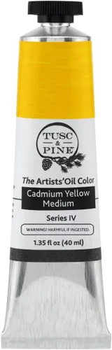 Miniatura 40 de Tusc & Pine Pintura al óleo Artist – Alizarin Crimson, 1.4 fl oz, sin amarilleo, consistencia rica y cremosa, carga máxima de pigmento, pinturas al