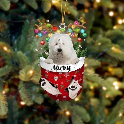 Miniatura 41 de Adorno de Navidad personalizado para perro Airedale Terrier en bolsillo de nieve, adorno para árbol de Navidad, idea de regalo para amantes