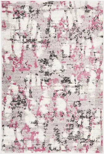 Miniatura 28 de SAFAVIEH Skyler Collection SKY193B - Alfombra moderna abstracta que no desprende pelusa, para sala de estar o dormitorio, 2 x 4 pies, gris/azul