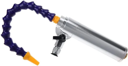 Pistola de aire frío de 6.299 in con tubo flexible, pistola de aire frío Vortec de 1000 Btu/Hr, con tubo flexible para eliminar el polvo de óxido,