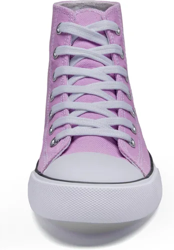 Miniatura 6 de Tenis altos clásicos para niños, zapatos de lona para niñas y niños, zapatos de tenis con cordones, tenis de lona de moda, zapatos casuales