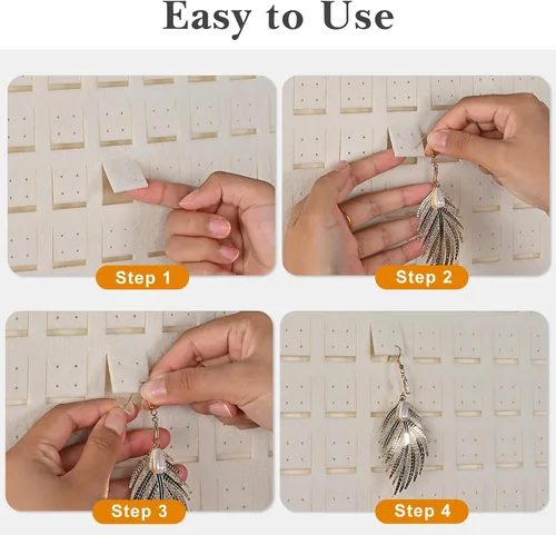 Miniatura 7 de Lolalet Organizador Colgante de Aretes con 20 Ganchos para Mujeres, Organizador de Aretes de Pared Colgador de Aretes, Almacenamiento de Aretes