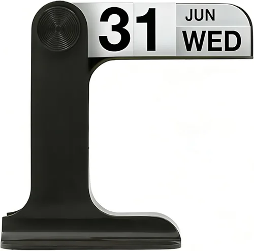 Miniatura 11 de Calendario Perpetuo Giratorio, Calendario de Escritorio 2025-2026 Para Decoración Diaria de Oficina y Hogar, Ornamento de Escritorio, Accesorios