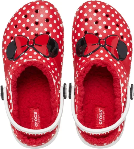 Miniatura 2 de Crocs Zuecos y pantuflas unisex de Disney con forro clásico para niños, zapatos y pantuflas de Mickey y Minnie Mouse