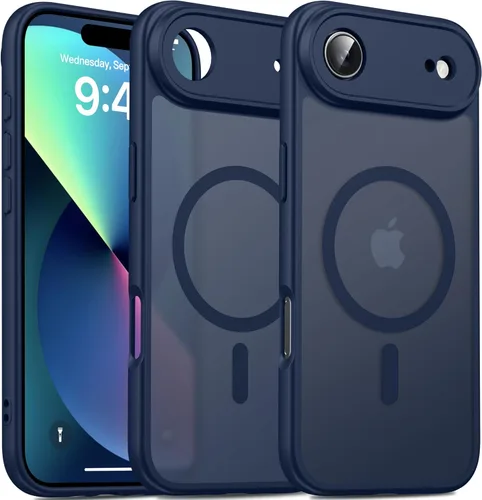 Miniatura 25 de Oterkin Funda magnética para Samsung Galaxy S24 Ultra mate, funda para teléfono S24 Ultra compatible con MagSafe, esmerilada, translúcida, a prueba