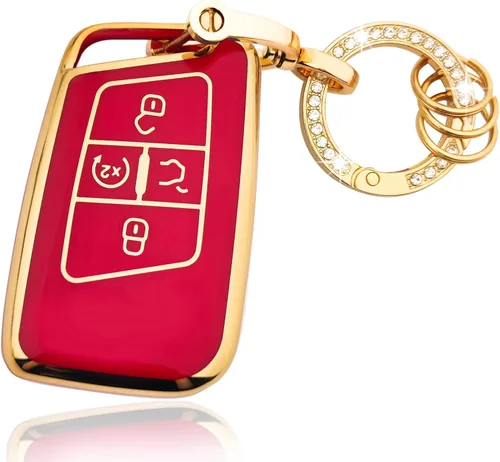 Miniatura 7 de OLLEN Funda para llavero con llavero, compatible con Volkswagen VW Jetta Tiguan Passat Golf GTI Atlas Alltrack Arteon Taos, para control remoto