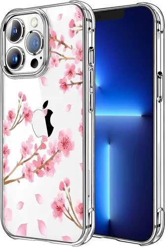 Miniatura 73 de Funda transparente de girasol compatible con iPhone SE 2022 SE 2020 7 8, funda trasera floral para niñas y mujeres, funda protectora transparente