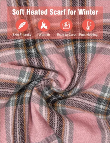 Miniatura 6 de Heated Scarf for Women Include Rechargeable Battery, Winter Electric Neck Scarf for Cold Weather