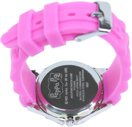 Miniatura 3 de Accutime Kids Nickelodeon Peppa Pig Pink Digital Analog Quartz Wrist Watch Cool Inexpensive Gift Party Favor for Girls Boys Toddlers Adults All Ages