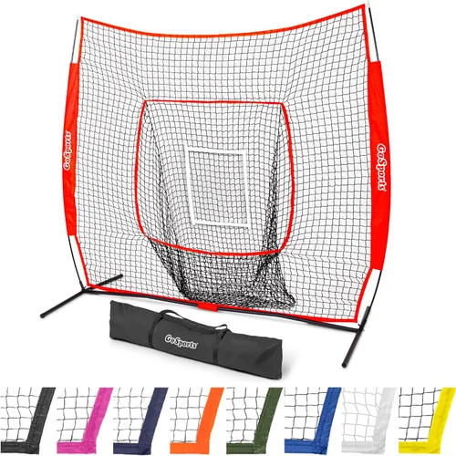 Miniatura 8 de GoSports 7 x 7 ft Baseball & Softball Nets - Available in Team Colors - Batting & Pitching Net with Strike Zone