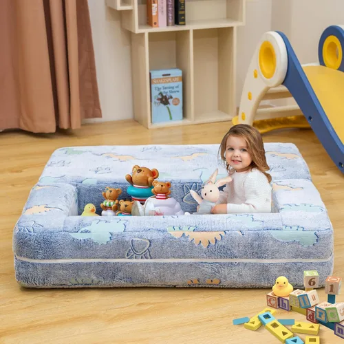 Miniatura 5 de furlinkhm Sofá para Niños Pequeños, Sofá de Juego para Niños con Iluminación en la Oscuridad, Sofá Plegable para Niños Pequeños, Sofá Plegable