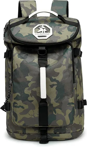 Miniatura 19 de mochila de gimnasio con compartimento para zapatos, bolsa de lucha con 4 tipos de método de espalda, impermeable para deportes, caminata y portátil