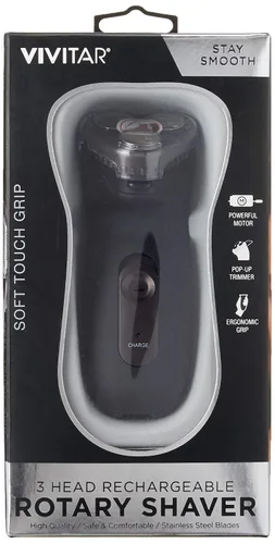 Miniatura 2 de VIVITAR PG-V002 RotaryThree 3-Head Rotary Shaver