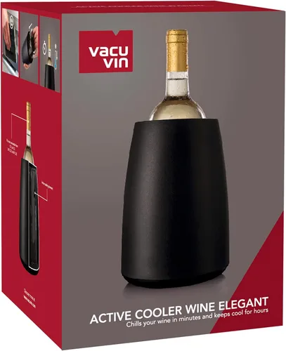Miniatura 8 de Vacu Vin Rapid Ice – Enfriador de vino elegante – Negro, negro, Negro