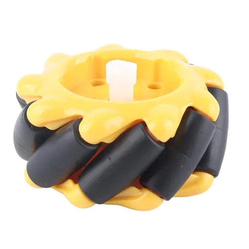 Miniatura 2 de Mecanum Wheel Robot Kit con ruedas omnidireccionales de 2.362 in para proyectos de coches inteligentes STEM de motor TT