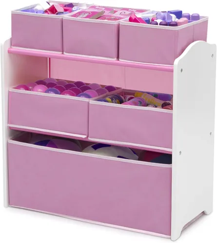 Miniatura 9 de Delta Children Set de juegos para niños pequeños de 4 piezas, Rosa/Blanco