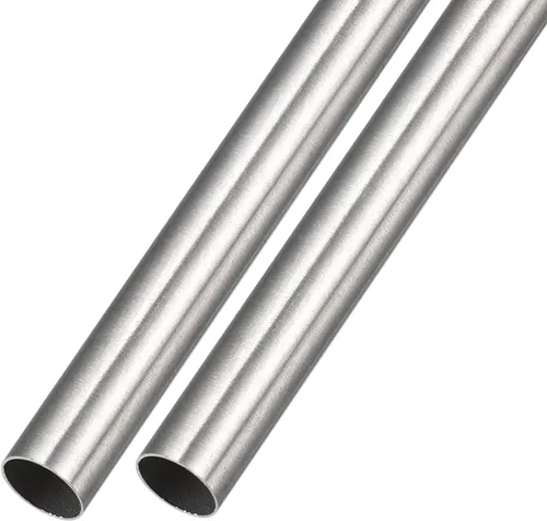 Miniatura 26 de METALLIXITY Tubo de acero inoxidable 304 (0.236 in de diámetro x 0.039 in de pared T x 9.843 in de largo), 2 piezas, tubo recto - para muebles