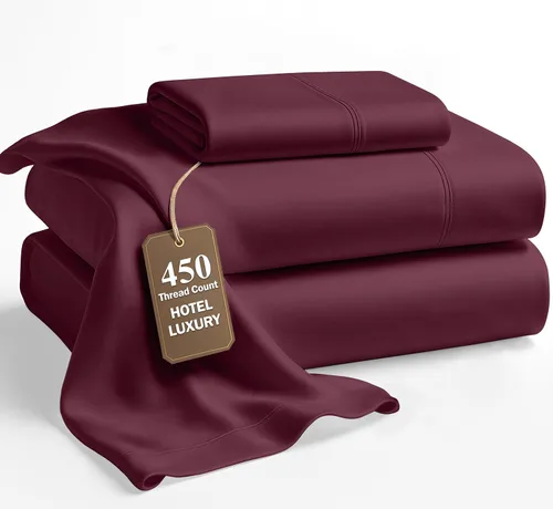 Miniatura 47 de LANE LINEN - Sábanas tamaño Split King para cama ajustable, 450 hilos, 100% algodón, 2 sábanas bajeras individuales XL, con bolsillo profundo, 05