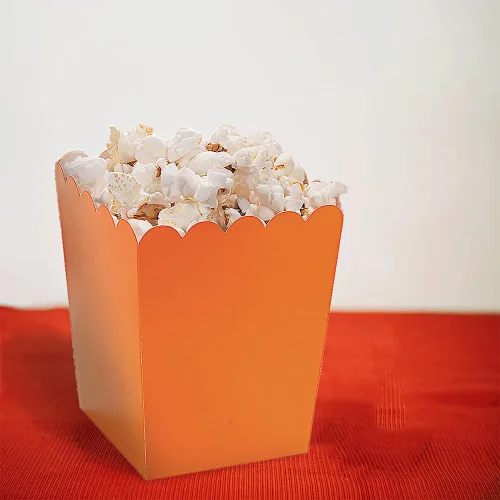 Miniatura 3 de Fun Express Mini cajas de palomitas de maíz naranja (24 piezas) - Suministros para fiestas - Contenedores y cajas - Cajas de papel - 24 piezas
