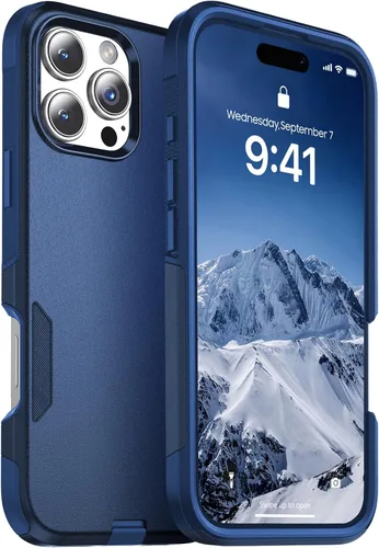 Miniatura 12 de jaroco Funda para iPhone 13 y Funda para iPhone 14 y Funda para iPhone 15 [Protección de Servicio Pesado][Protección contra Caídas de Grado