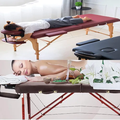 Miniatura 3 de 1 soporte para mesa de masaje, base de masaje negra para la cara, cuna de masaje para cama, soporte universal para reposacabezas ajustable estándar