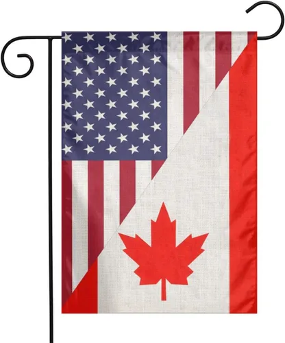 Miniatura 10 de Bandera mexicana de mitad de México, mitad de Puerto Rico, lino mexicano puertorriqueño, tela de arpillera, tela de lino, bandera de jardín, Blanco7