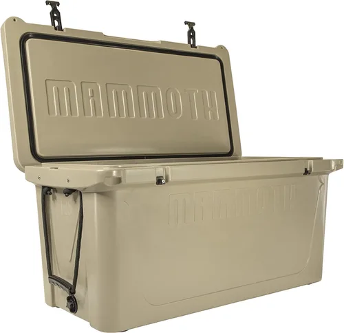 Miniatura 8 de Mammoth Ranger 25 - Hielera rígida aislada con capacidad de 25 cuartos de galón, capacidad para 30 latas, ideal para barco, campamento, bronceado