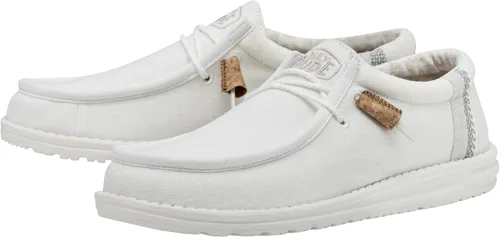 Miniatura 4 de Hey Dude Wally Linen - Mocasines para hombre, cómodos y ligeros, sin cordones