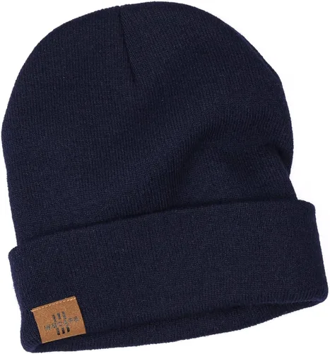 Miniatura 2 de Gorro de invierno de punto acrílico para hombres y mujeres suave cálido unisex con puños