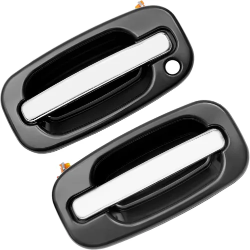 Miniatura 9 de Manija de puerta exterior sin llave, compatible con Chevy Silverado Suburban Tahoe Avalanche 1999-2007, GMC Sierra Yukon, Cadillac Escalade, lado