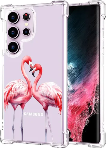 Miniatura 133 de Hungo Funda compatible con Samsung Galaxy S23 con diseño floral y bonito diseño transparente, femenino para mujeres y niñas, con hermoso clavel