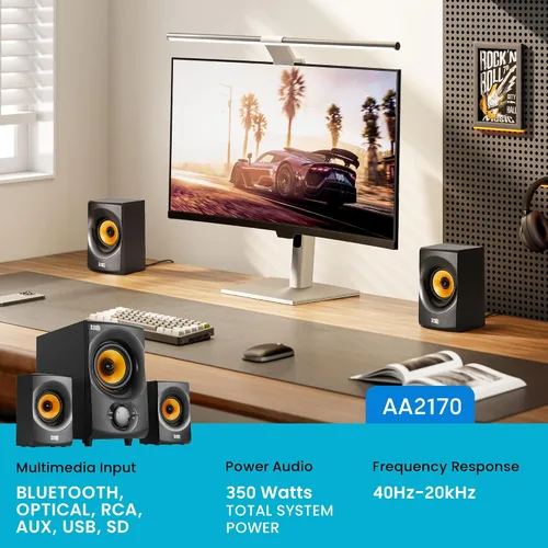Miniatura 2 de Sistema de altavoces Bluetooth 2.1 de audio acústico