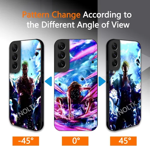 Miniatura 2 de Funda 3D Anime Motion para Samsung Galaxy S22, a prueba de golpes, suave, antiarañazos, manga cambiable, compatible con Samsung Galaxy S22, 6.1