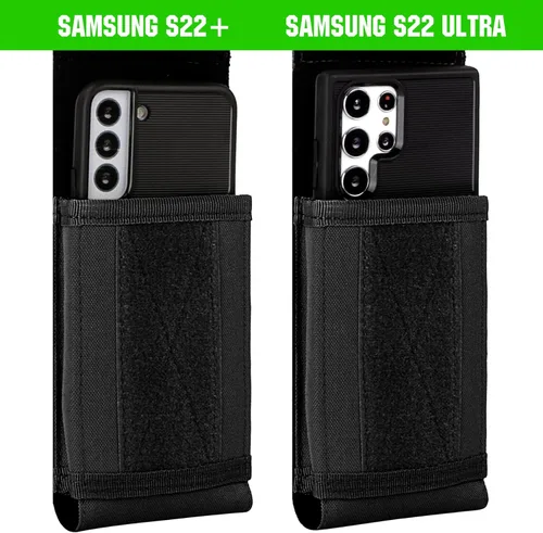 Miniatura 2 de Funda táctica Molle para teléfono, bolsa universal para cinturón para iPhone 17 Pro Max/17 Pro/17/16 Pro Max/15 Pro Max/14 Pro Max/13/12, Samsung
