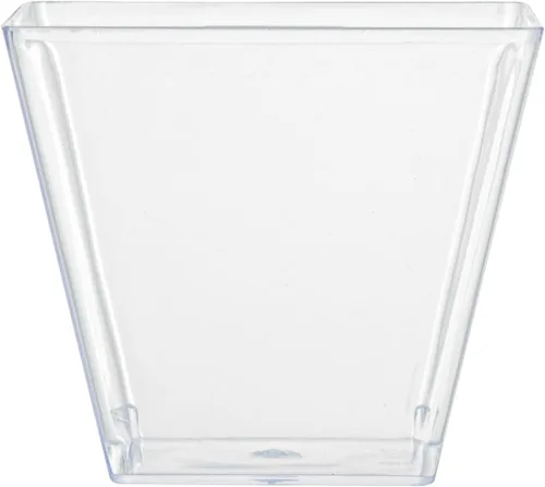 Miniatura 11 de Restaurantware - Mini tazas Kova de 4 onzas, 100 tazas cuadradas pequeñas para aperitivo: duradero, desechable, taza de parfait de plástico