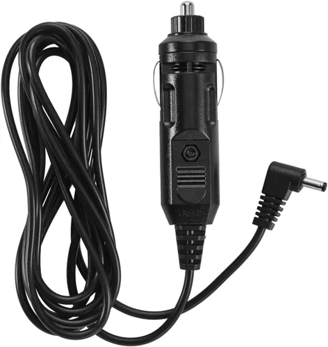 Cobra Cable de alimentación recta de 12 voltios para alimentar detector de radar, 6 pies de largo, compatible con modelos Cobra