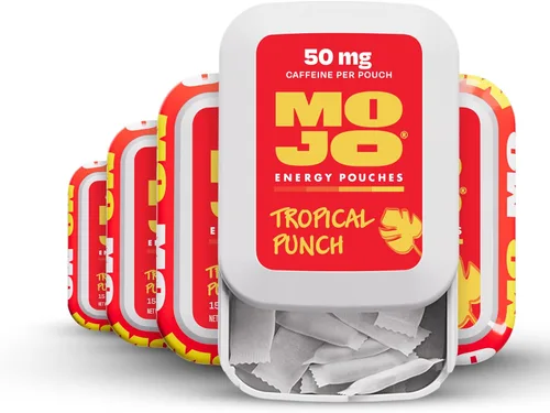 Miniatura 11 de Bolsas de Energía MOJO Sabor Menta, 50 mg de Cafeína por Bolsa, 15 Bolsas, Paquete de 5