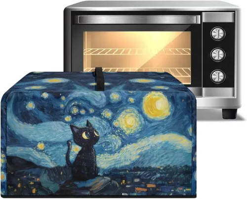 Miniatura 31 de Cubierta de horno de microondas de convección para encimera, tostadora, horno, protector de electrodomésticos para decoración de cocina del hogar