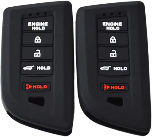 Miniatura 10 de Estuche cubierta protectora soporte de goma de silicona para llavero inteligente remoto para Acura MDX RDX Integra 2022 2023 2024 2025 72147-TYA-A21