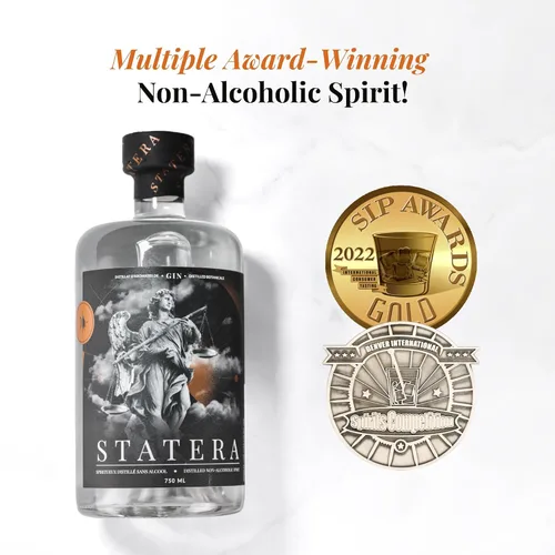 Miniatura 2 de Statera - Licores sin alcohol con electrolitos - Alternativa a la ginebra - Alternativa de licores destilados con botánicos de ginebra - Sin azúcar