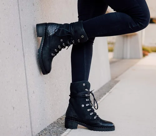 Miniatura 7 de Vintage Foundry Co. Charmaine Botas al tobillo para mujer, punta redonda, suela de goma termoplástica