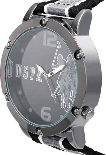 Miniatura 2 de U.S. Polo Assn. Reloj de cuarzo para hombre con correa de nailon, multicolor, 16 (modelo USC57023AZ)