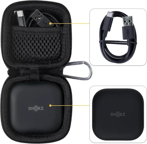 Miniatura 3 de co2CREA Funda rígida de repuesto para auriculares Bluetooth inalámbricos SHOKZ OpenFit 2+ / OpenFit Air OpenFit Air Open-Ear True Wireless Bluetooth