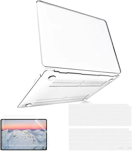 B BELK Funda rígida compatible con MacBook Air de 13 pulgadas 2021 2020-2018 versión A2337 A2179 A1932, carcasa rígida para MacBook Air M1 de 13.3