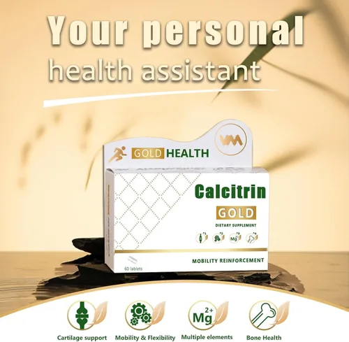 Miniatura 4 de Calcitrin Gold Suplemento dietético – Apoyo de movilidad y fuerza ósea, suplemento de fuerza articular, adecuado para hombres, ancianos y mujeres