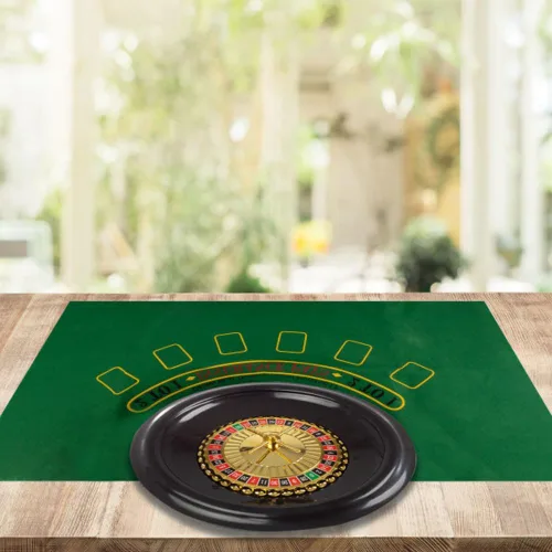 Miniatura 4 de Trademark, juego de póquer y ruleta de 16 pulgadas con accesorios