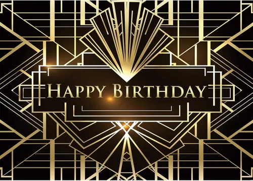 Telón de fondo de fiesta de gran Gatsby de 7 x 5 pies, fondo retro rugido de los años 20 para adultos y niños, decoración artística de celebración,